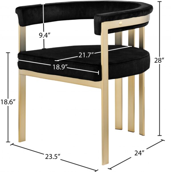 Marcello Velvet Upholstered Dining Chair