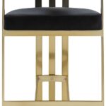 Marcello Velvet Upholstered Counter Stool