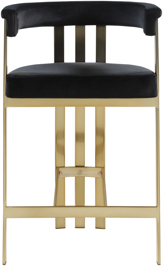 Marcello Velvet Upholstered Counter Stool