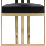 Marcello Velvet Upholstered Counter Stool
