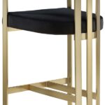 Marcello Velvet Upholstered Counter Stool