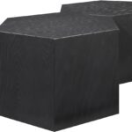 Eternal Oak Wood 2pc. Modular Coffee Table