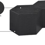 Eternal Oak Wood 2pc. Modular Coffee Table