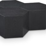 Eternal Oak Wood 3pc. Modular Coffee Table