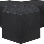 Eternal Oak Wood 3pc. Modular Coffee Table