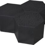 Eternal Oak Wood 3pc. Modular Coffee Table