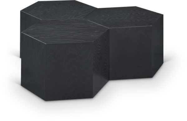 Eternal Oak Wood 3pc. Modular Coffee Table