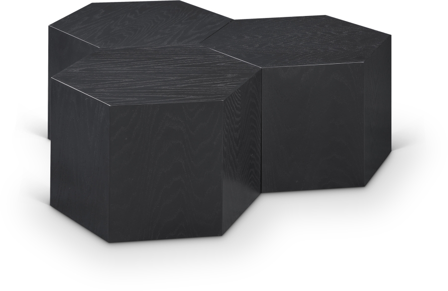 Eternal Oak Wood 3pc. Modular Coffee Table