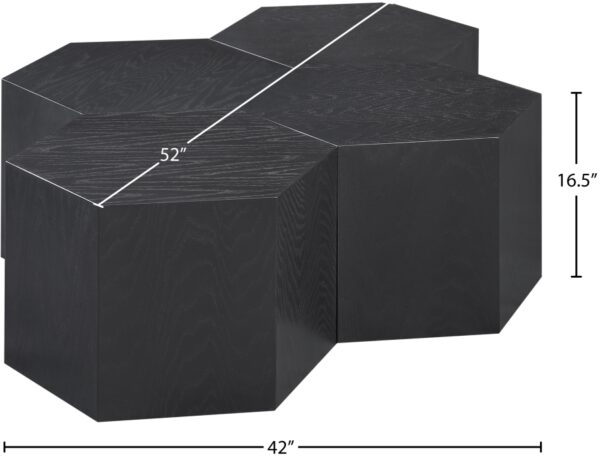 Eternal Oak Wood 4pc. Modular Coffee Table