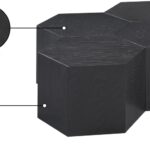 Eternal Oak Wood 4pc. Modular Coffee Table