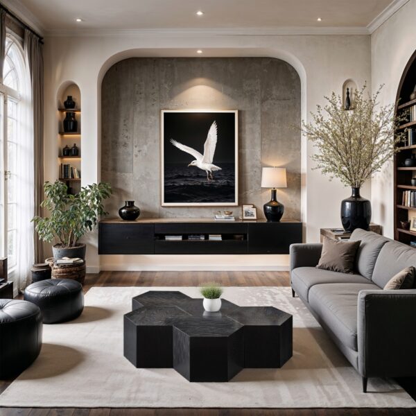 Eternal Oak Wood 5pc. Modular Coffee Table