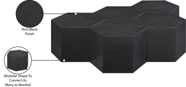 Eternal Oak Wood 5pc. Modular Coffee Table