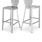 Maddox Chrome Stainless Steel Bar Stool