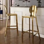 Maddox Gold Stainless Steel Bar Stool