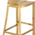 Maddox Gold Stainless Steel Bar Stool