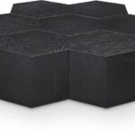 Eternal Oak Wood 7pc. Modular Coffee Table
