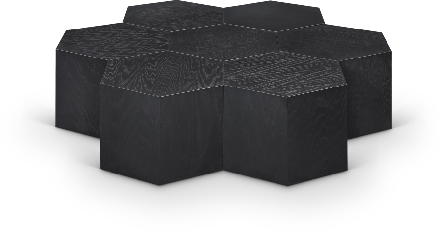 Eternal Oak Wood 7pc. Modular Coffee Table