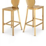 Maddox Gold Stainless Steel Bar Stool