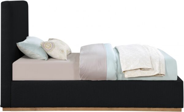 Monaco Boucle Fabric Upholstered Bed