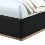 Monaco Boucle Fabric Upholstered Bed