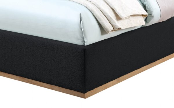 Monaco Boucle Fabric Upholstered Bed
