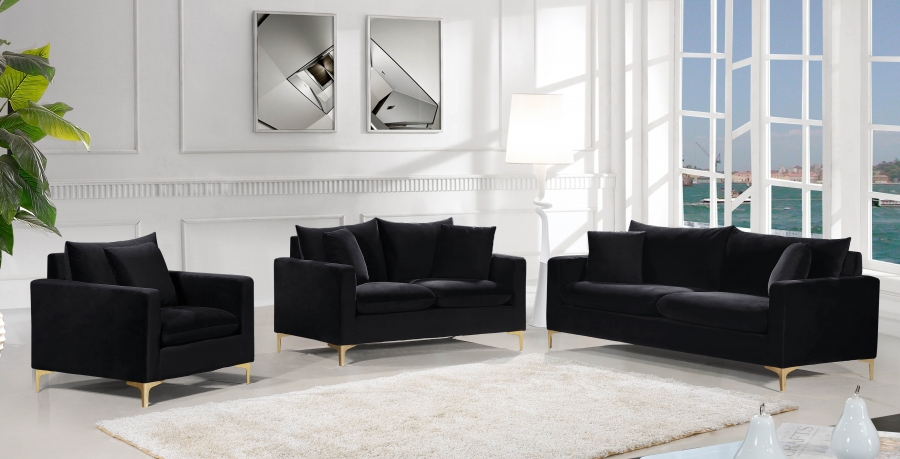 Naomi Velvet Upholstered Collection
