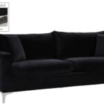 Naomi 81.5" Velvet Upholstered Sofa