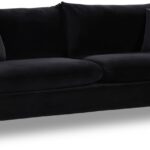 Naomi 81.5" Velvet Upholstered Sofa