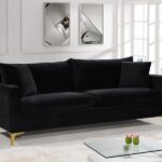 Naomi 81.5" Velvet Upholstered Sofa