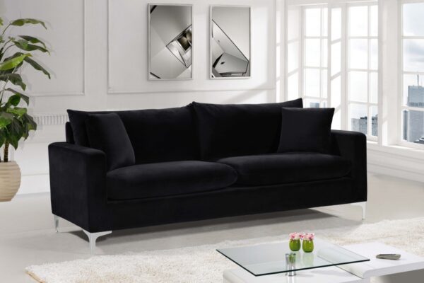Naomi 81.5" Velvet Upholstered Sofa