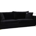 Naomi 81.5" Velvet Upholstered Sofa