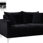 Naomi 58" Velvet Upholstered Loveseat