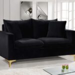 Naomi 58" Velvet Upholstered Loveseat