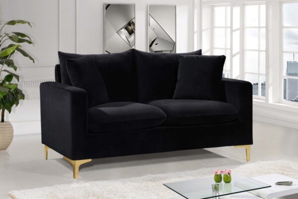 Naomi 58" Velvet Upholstered Loveseat