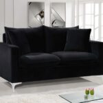 Naomi 58" Velvet Upholstered Loveseat