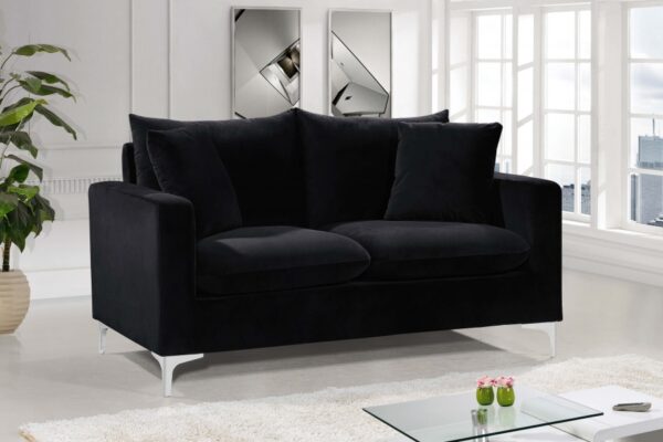 Naomi 58" Velvet Upholstered Loveseat