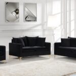 Naomi 58" Velvet Upholstered Loveseat