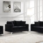 Naomi 58" Velvet Upholstered Loveseat