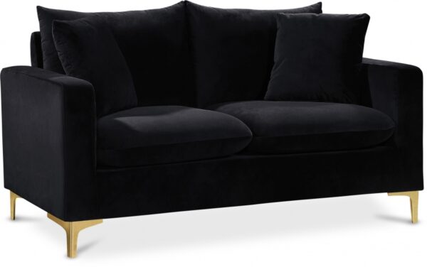 Naomi 58" Velvet Upholstered Loveseat