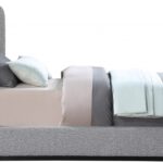 Oliver Boucle Fabric Upholstered Bed