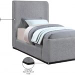 Oliver Boucle Fabric Upholstered Bed