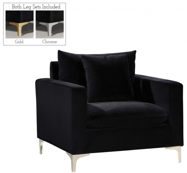 Naomi Velvet Upholstered Chair