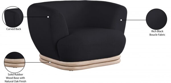 Kipton Boucle Fabric Upholstered Chair