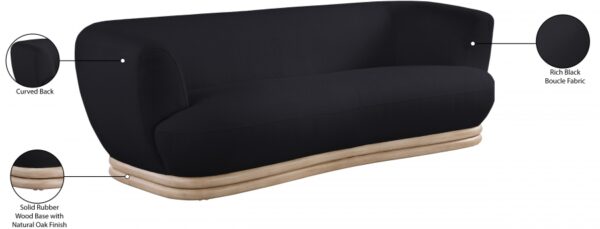 Kipton 89.5" Boucle Fabric Upholstered Sofa