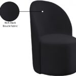 Hautely Boucle Fabric Upholstered Accent | Dining Chair