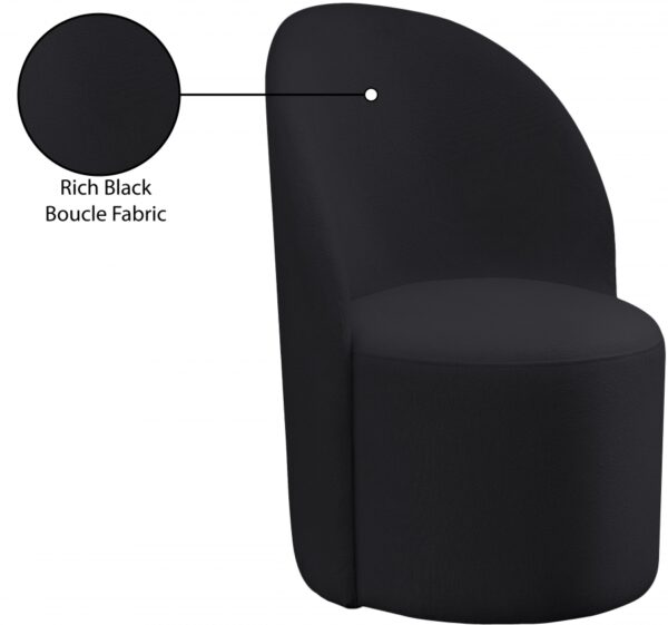 Hautely Boucle Fabric Upholstered Accent | Dining Chair