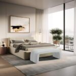 Arc Vegan Leather Upholstered Bench