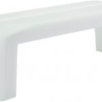 Arc Vegan Leather Upholstered Bench