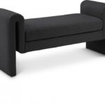 Stylus 51" Boucle Fabric Upholstered Bench