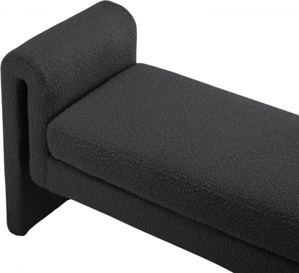 Stylus 51" Boucle Fabric Upholstered Bench